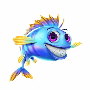 Blauer Fisch 