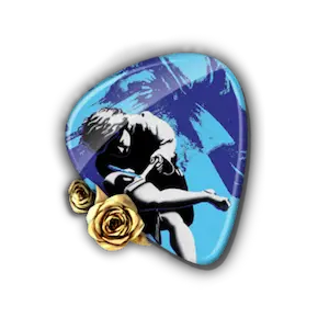 Plektrum Blau