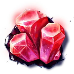 Roter Edelstein