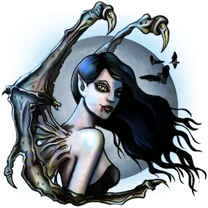 Vampirfrau mit Flügel: Blood Suckers