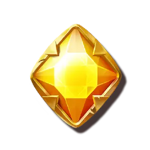 Gelber Edelstein Symbol