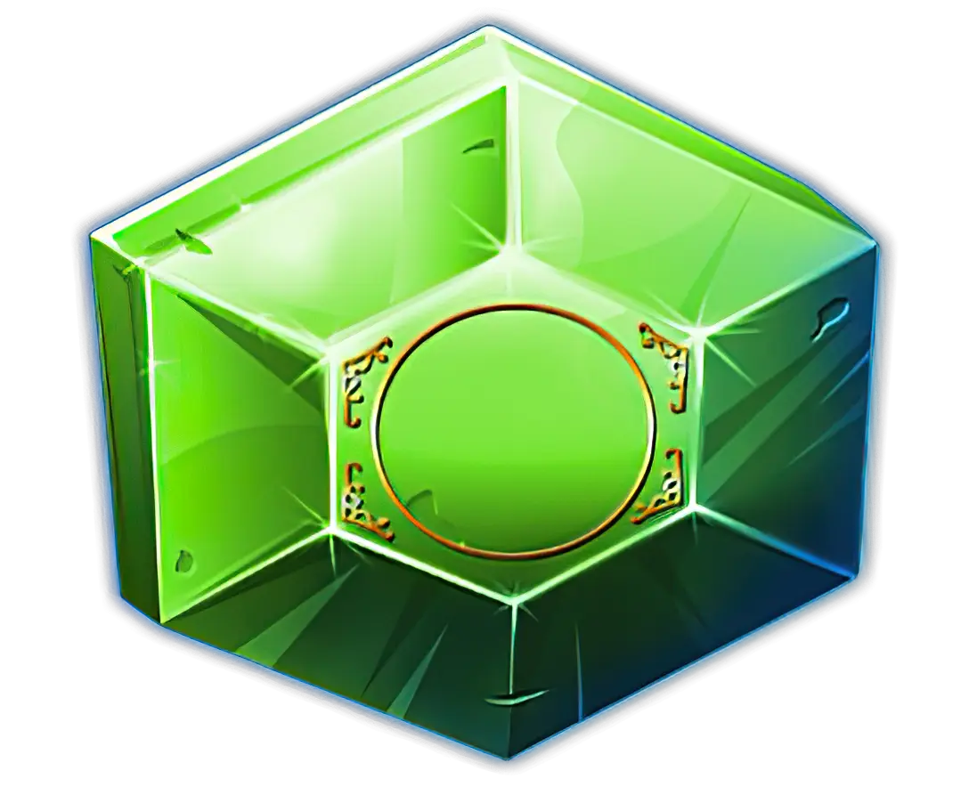 Grüner Edelstein Symbol in Lucky Pharaoh Wild