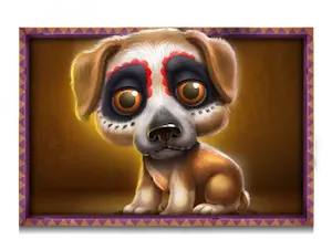 Hund Symbol Day of Dead