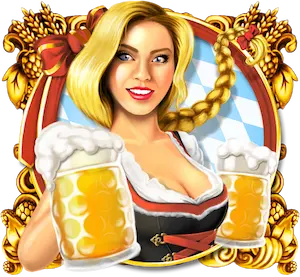 Kellnerin mit Bierkrug - Beer Party