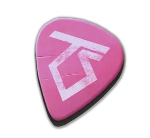 Gitarren-Pick (pink)