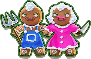 Lebkuchen-Pärchen