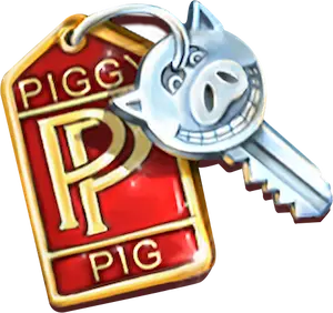 Schlüsselbund (Pig Key): Piggy Riches Megaways