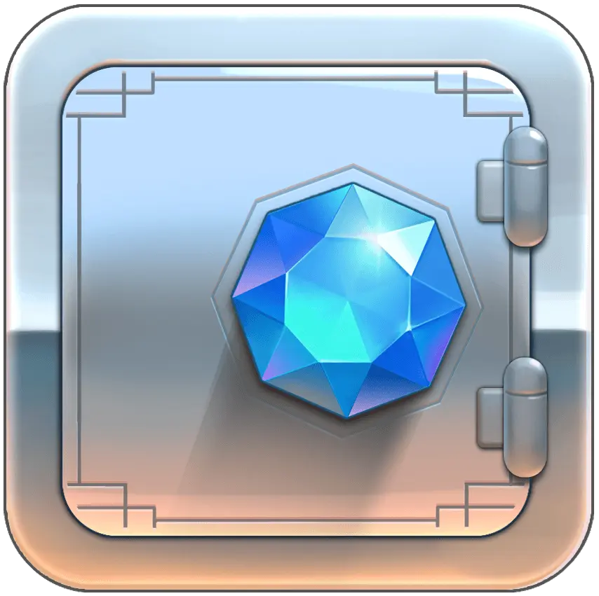 Silver Safe Symbol Fat Banker