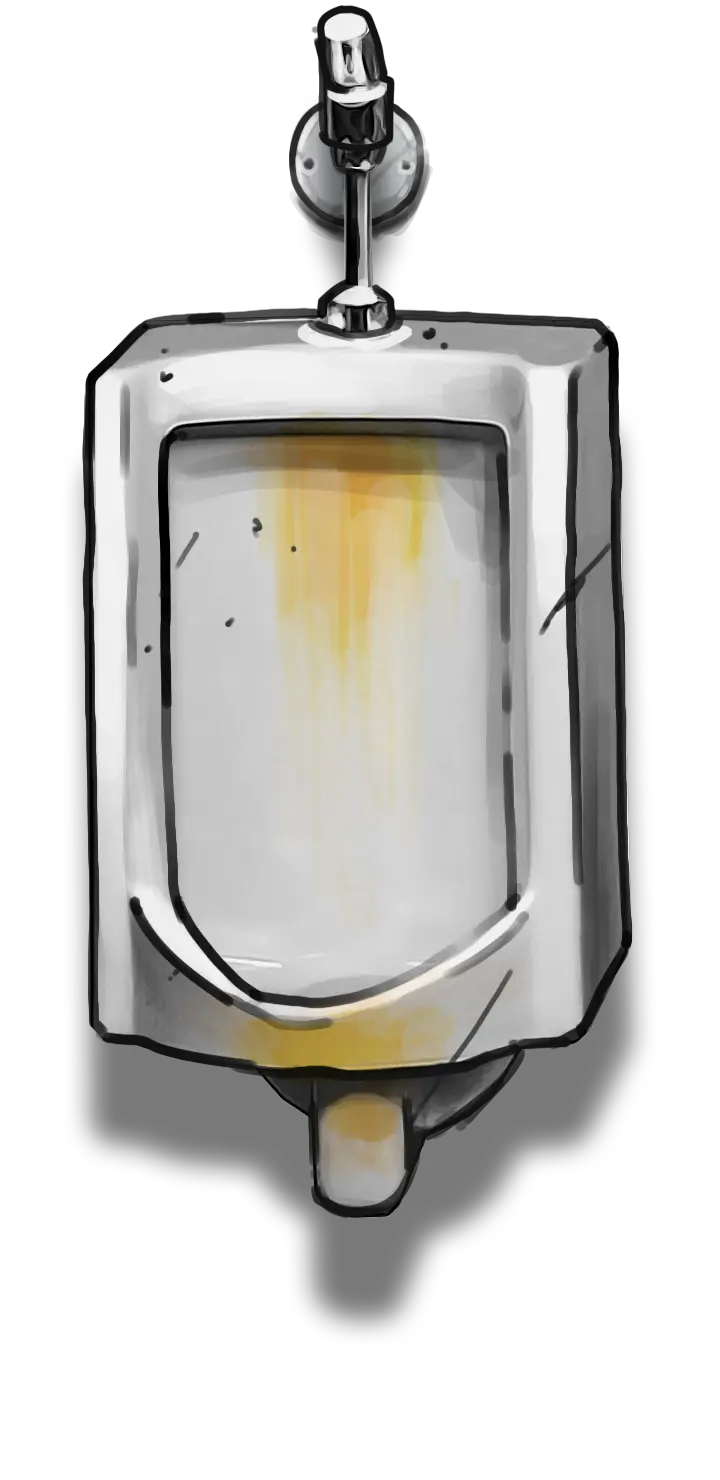 Urinal-Symbole Punk Toilet: Punk Toilet