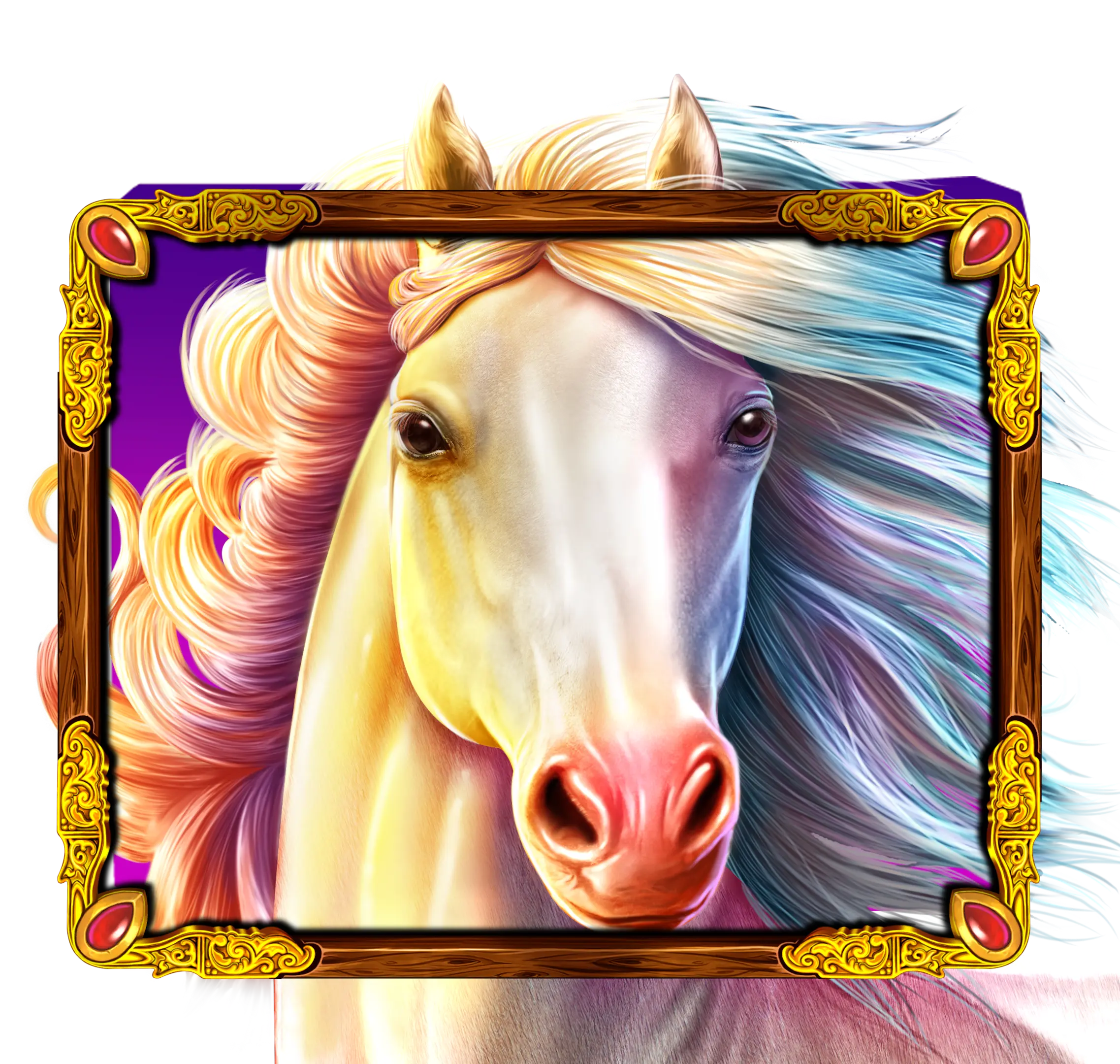 Weißes Pferd Symbole Mustang Gold von Pragmatic Play