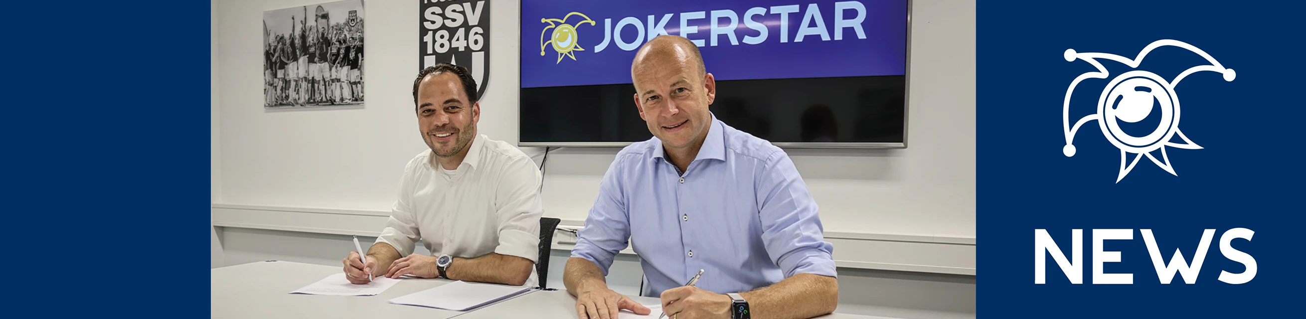 Jokerstar wird neuer Sponsor beim SSV Ulm 1846 Fußball